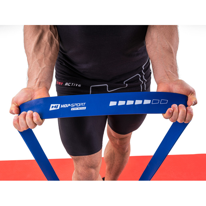 Резинка для фітнесу Hop-Sport 28-80кг HS-L064RR синя