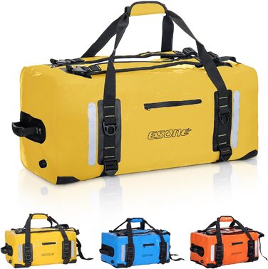 Водонепроникний рюкзак ESONE Dry Bags 90L для каякінгу, подорожей та активного відпочинку (жовтий)
