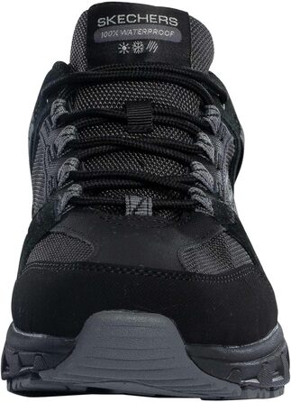 Чоловічі кросівки Skechers Oak Canyon Consistent Winne Hands Free Slip-in, чорний замш, сині вставки