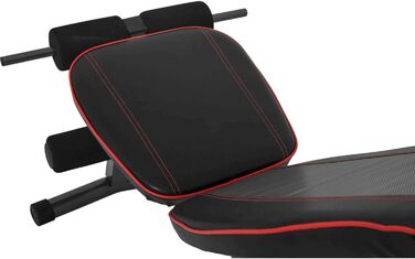 GORILLA SPORTS® Регульована лавка для жиму 9-в-1, кут 30°-60°, багатофункціональна, з м'якою фіксацією ніг, до 200 кг, для преса, спини та фітнесу