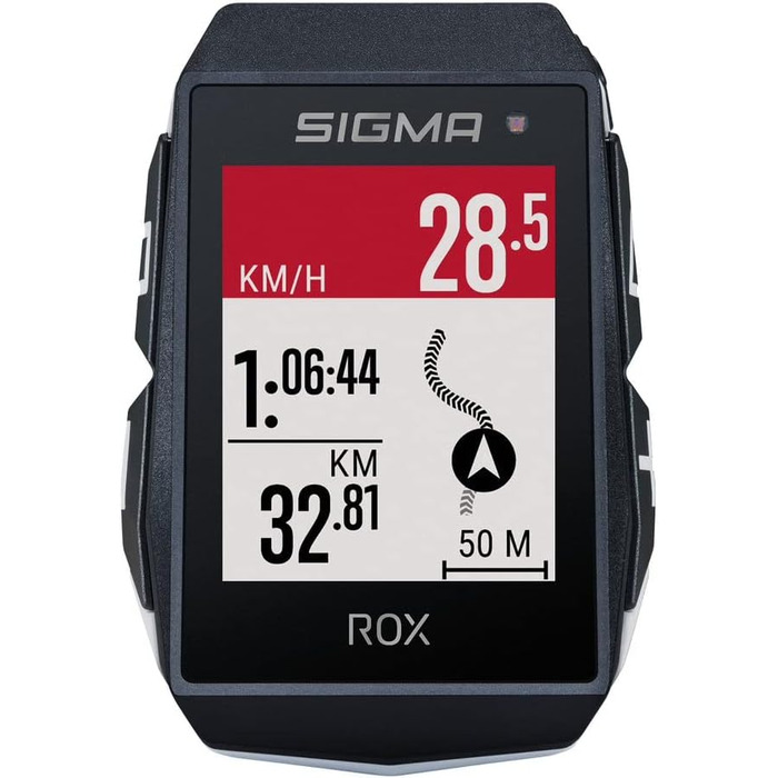 Велокомп'ютер SIGMA Sport ROX 11.1 EVO білий, бездротовий, GPS-навігація, універсальний розмір