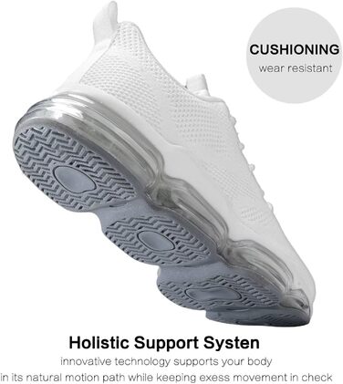 Чоловічі кросівки для бігу та спорту, неслизькі, стильні (41.5 EU, Z80 White)