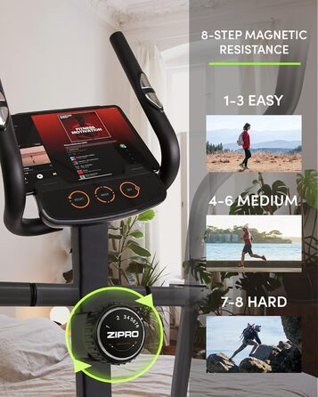 Орбітрек Zipro Hulk RS для дому, 8 рівнів навантаження, до 150 кг, кардіотренажер