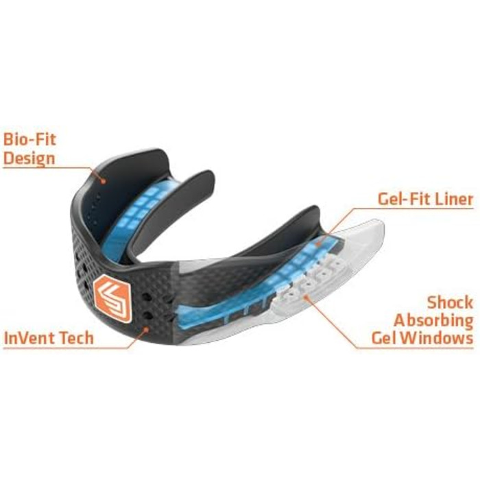 Захисна капа Shock Doctor Superfit для баскетболу, розмір для підлітків та дорослих, синя