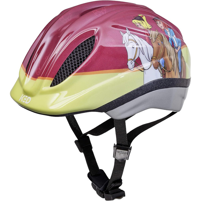 Дитячий велосипедний шолом KED Meggy II Originals XS 44-49 см, червоний bibi&tina