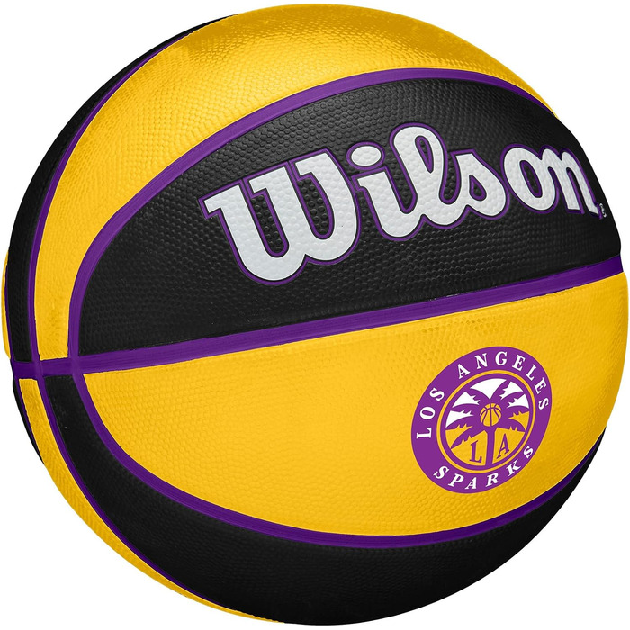 Баскетбольний м'яч Wilson WNBA Team Tribute Los Angeles Sparks, офіційний жіночий, розмір 6