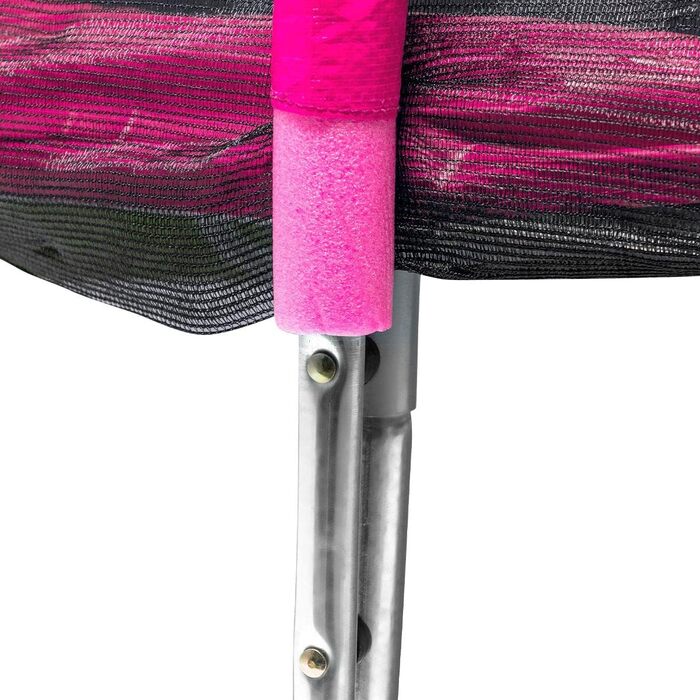 Батут для дітей 250 см з сіткою безпеки, великий розмір, для хлопчиків та дівчаток, для використання на вулиці, Rose