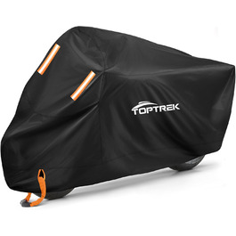 Тент для мотоцикла Toptrek Outdoor XXL - водонепроникний захист на зиму (245x105x125 см)
