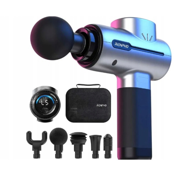 Перкусійний масажер для глибокого пропрацювання м'язів та тканин Renpho R3