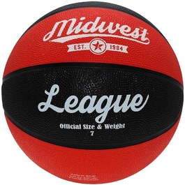 Баскетбольний м'яч Midwest League 7 чорний