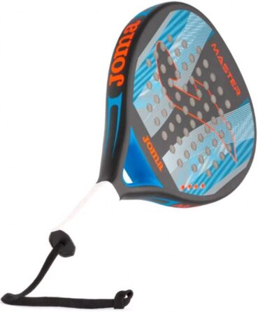 Падель ракетка Joma Master, професійна, карбон 1K, 360-380 г, крапля, синя