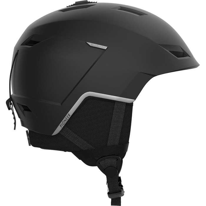 Чоловічий шолом Salomon Pioneer LT для лиж і сноуборду, легкий, комфортний, спортивний дизайн, розмір XL (62-64 см), чорний