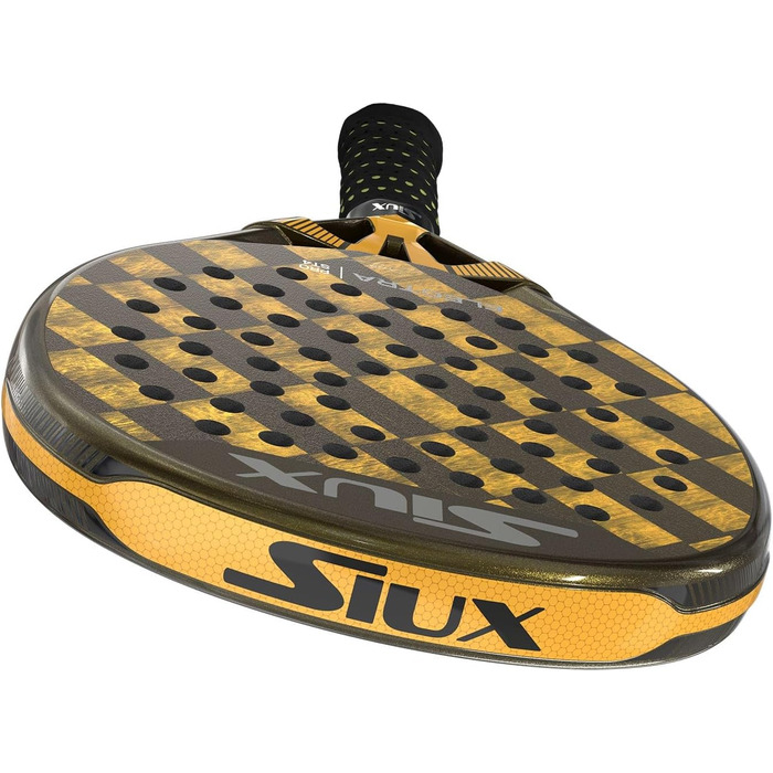 Siux Electra Stupa Pro St4 - чорний ракетковий вид спорту для падел-тенісу, 365г