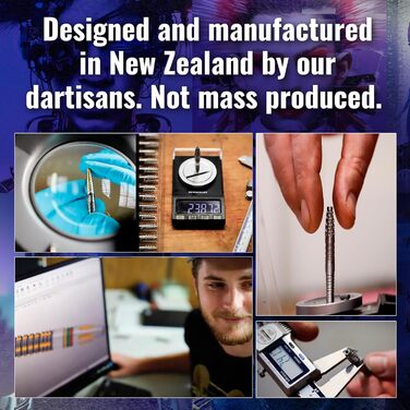 Дротики Shot! Darts AI Cyberpunk 90% вольфрамові 24 г, сталевий наконечник, професійні, для дорослих, Нова Зеландія