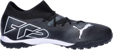 Кросівки футзалу Puma Future 7 Match Turf для чоловіків, 39 EU, чорно-білі