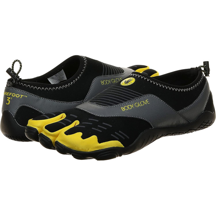 Чоловічі аквашузи Body Glove Barefoot Cinch 41 EU чорно-жовті