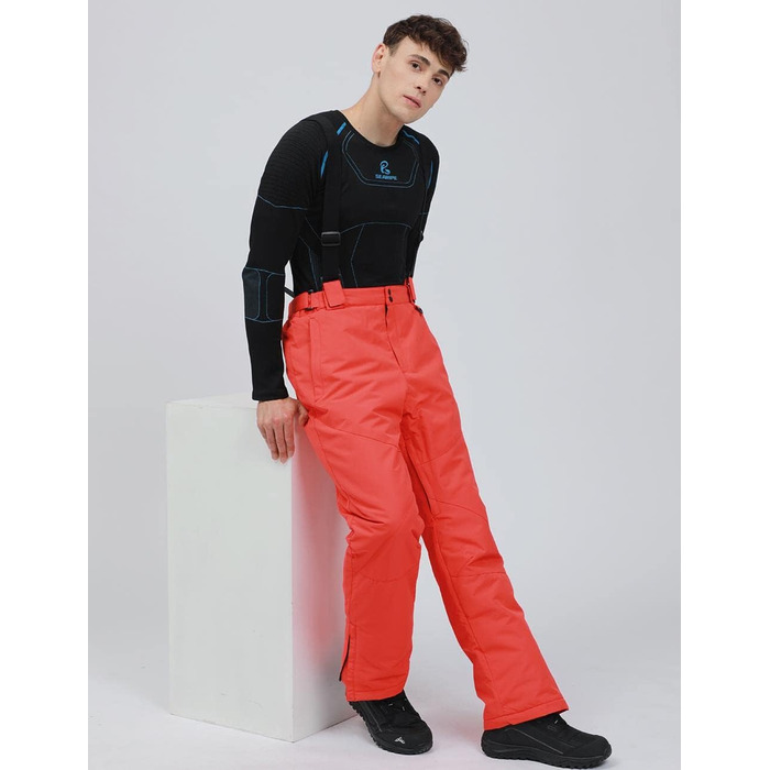 Спортивний костюм YEEFINE для чоловіків, червоно-білий + помаранчевий, XL