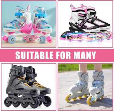 Сумка для роликових ковзанів/лиж, з регульованим ремінцем, дихаюча, для жінок, чоловіків, дітей