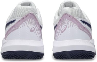 Жіночі тенісні кросівки ASICS Dedicate 8 Clay - блакитний, жовтий, білий, індиго, туманний (40.5 EU)