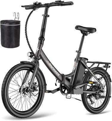 Електровелосипед Fafrees F20 Light, складаний, 20 дюймів, 250Вт, акумулятор 36В 16,75А·год, до 130 км, міський для чоловіків і жінок